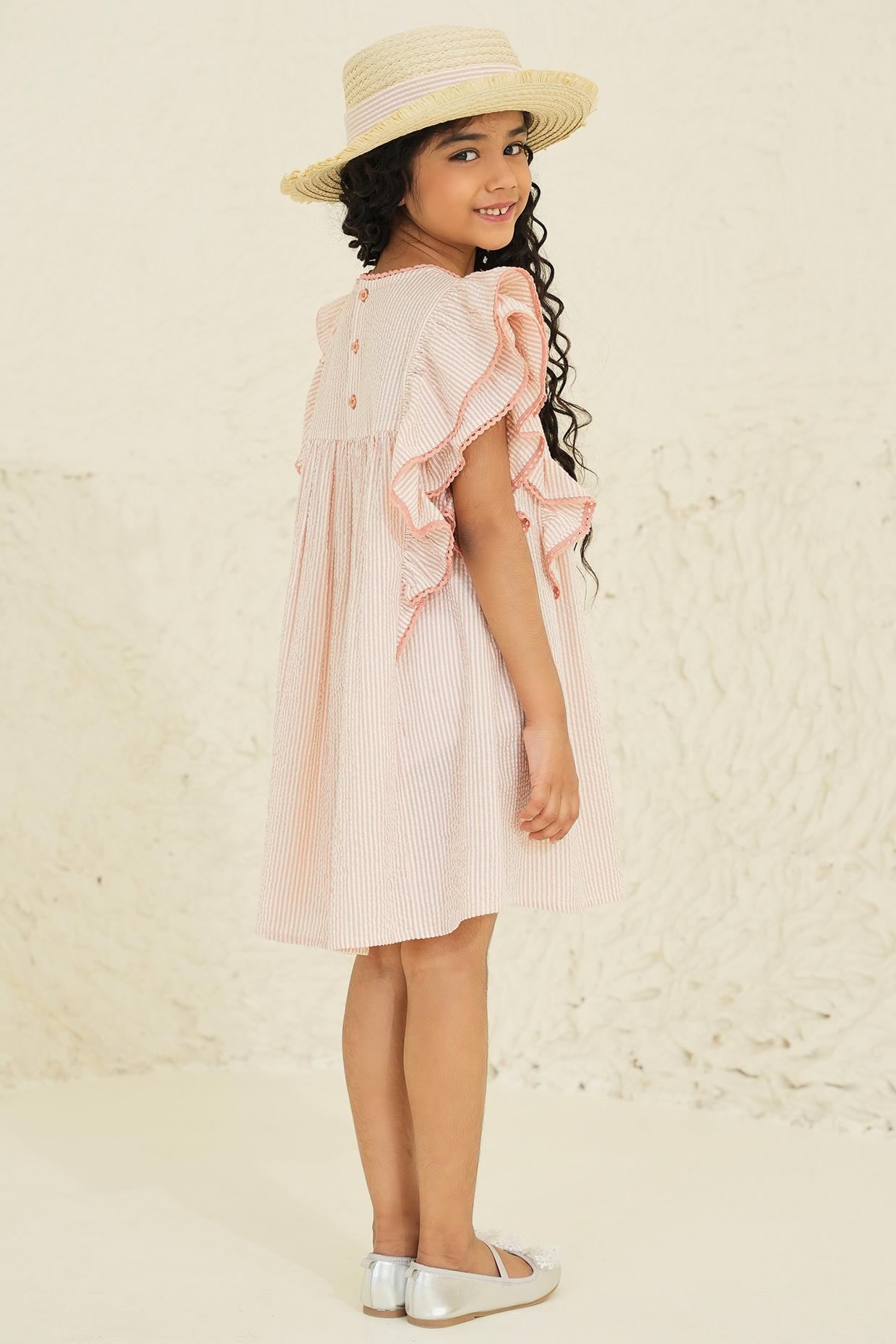 Peach on sale boho dress
