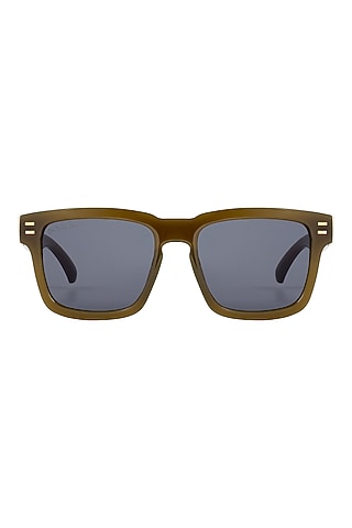 Green Polycarbonate Sunglasses by The Tinted Story