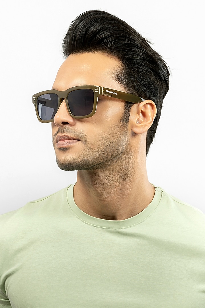 Green Polycarbonate Sunglasses by The Tinted Story at Pernia's Pop Up Shop