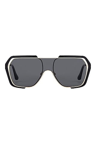 Black Metal Sunglasses by The Tinted Story