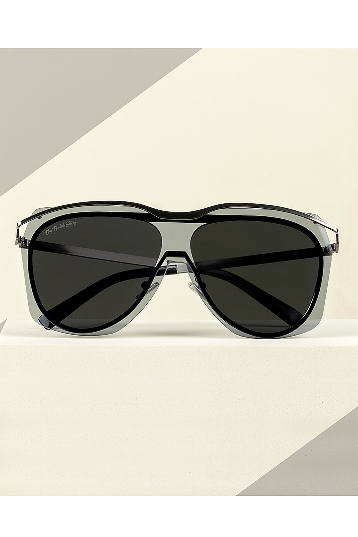 Black Metal Sunglasses by The Tinted Story