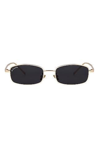 Golden Metal Sunglasses by The Tinted Story