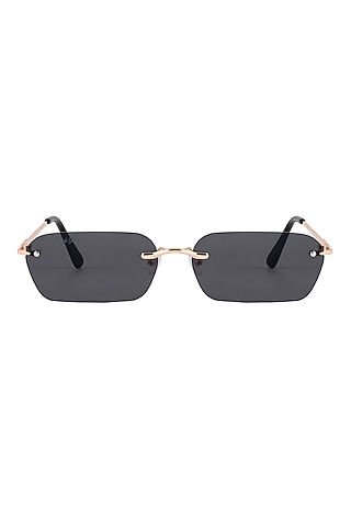 Grey Metal Sunglasses by The Tinted Story