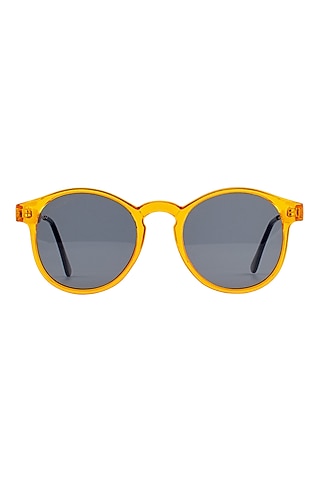 Orange Metal Sunglasses by The Tinted Story
