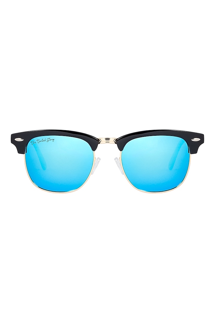 Blue Polycarbonate Sunglasses by The Tinted Story