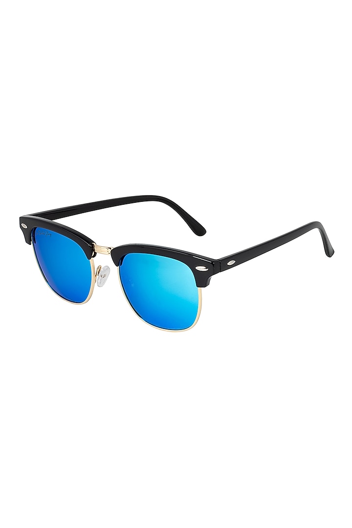 Blue Polycarbonate Sunglasses by The Tinted Story at Pernia's Pop Up Shop