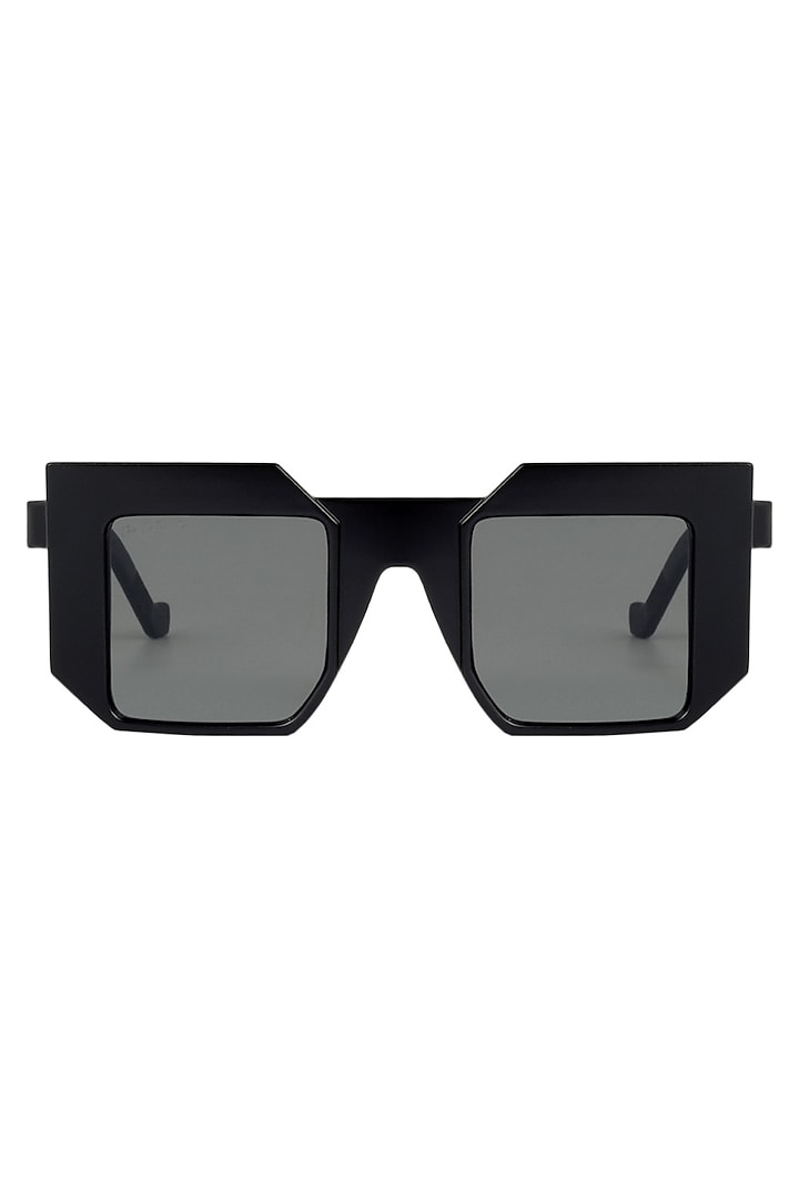 Black Metal Sunglasses by The Tinted Story