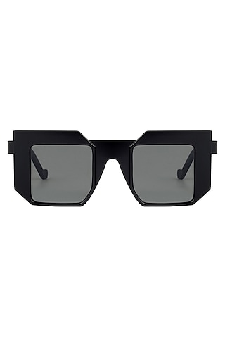 Black Metal Sunglasses by The Tinted Story