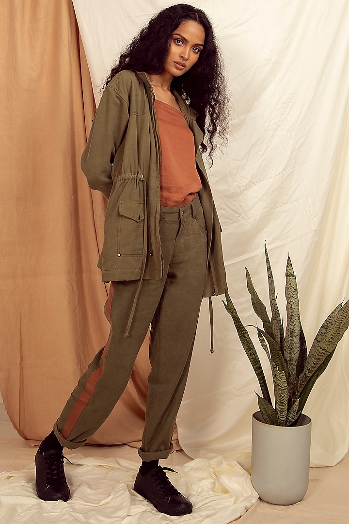 Winter Moss Straight-Legged Pants by The Terra Tribe
