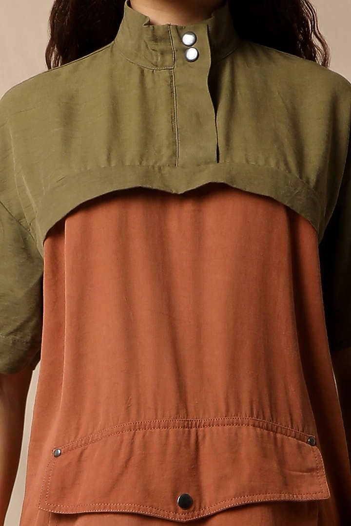 Multi Colored Oversized Summer Shirt Dress by The Terra Tribe at Pernia's Pop Up Shop