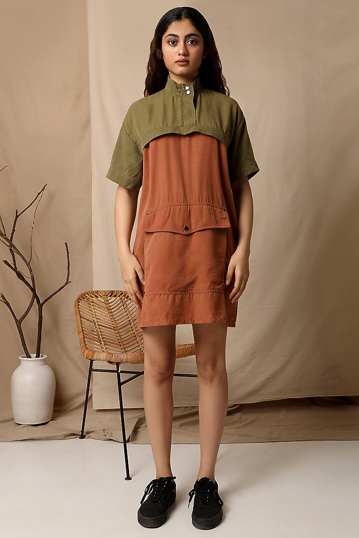 Multi Colored Oversized Summer Shirt Dress by The Terra Tribe at Pernia's Pop Up Shop