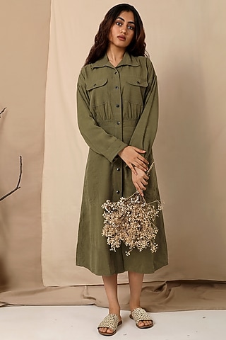 Winter Moss Oversized Dress by The Terra Tribe