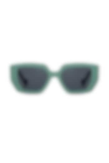 Green Polycarbonate Sunglasses by The Tinted Story