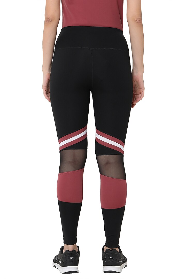 Black High Waisted Leggings by TUNA ACTIVE at Pernia's Pop Up Shop
