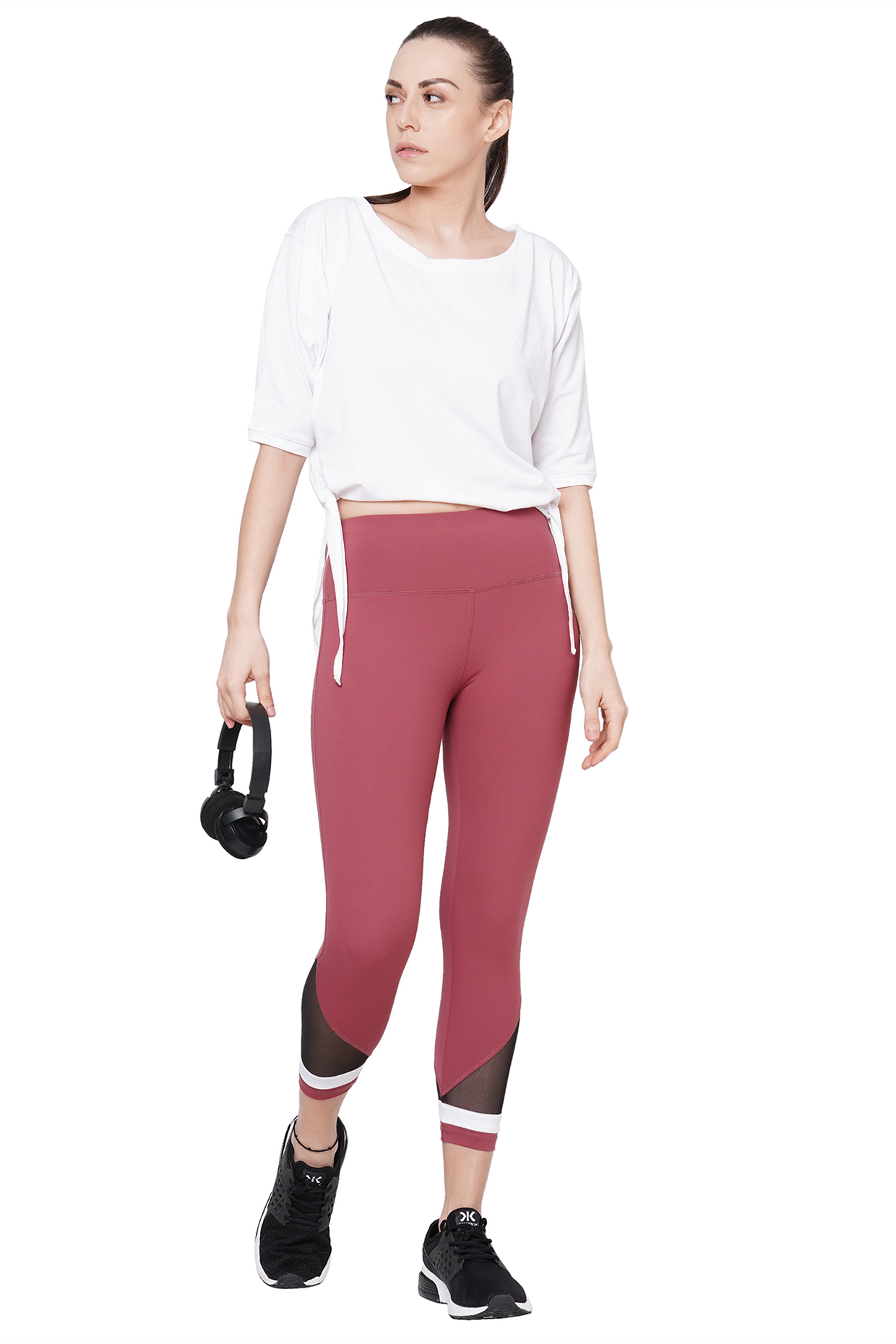 Pink Capri Pants by TUNA ACTIVE