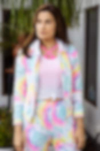 Multi-Colored Poly Blend Jacket by TUNA ACTIVE at Pernia's Pop Up Shop