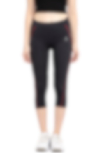 Grey Capri Track Pants by TUNA ACTIVE at Pernia's Pop Up Shop