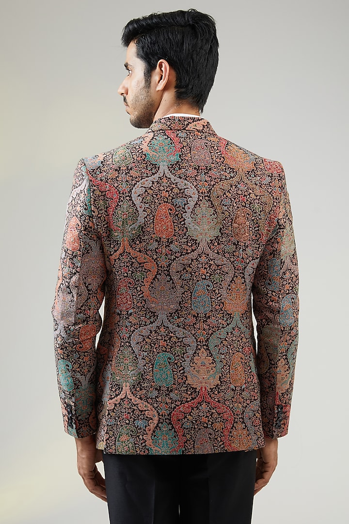 Multi-Colored Polyester Blazer by TushPosh at Pernia's Pop Up Shop