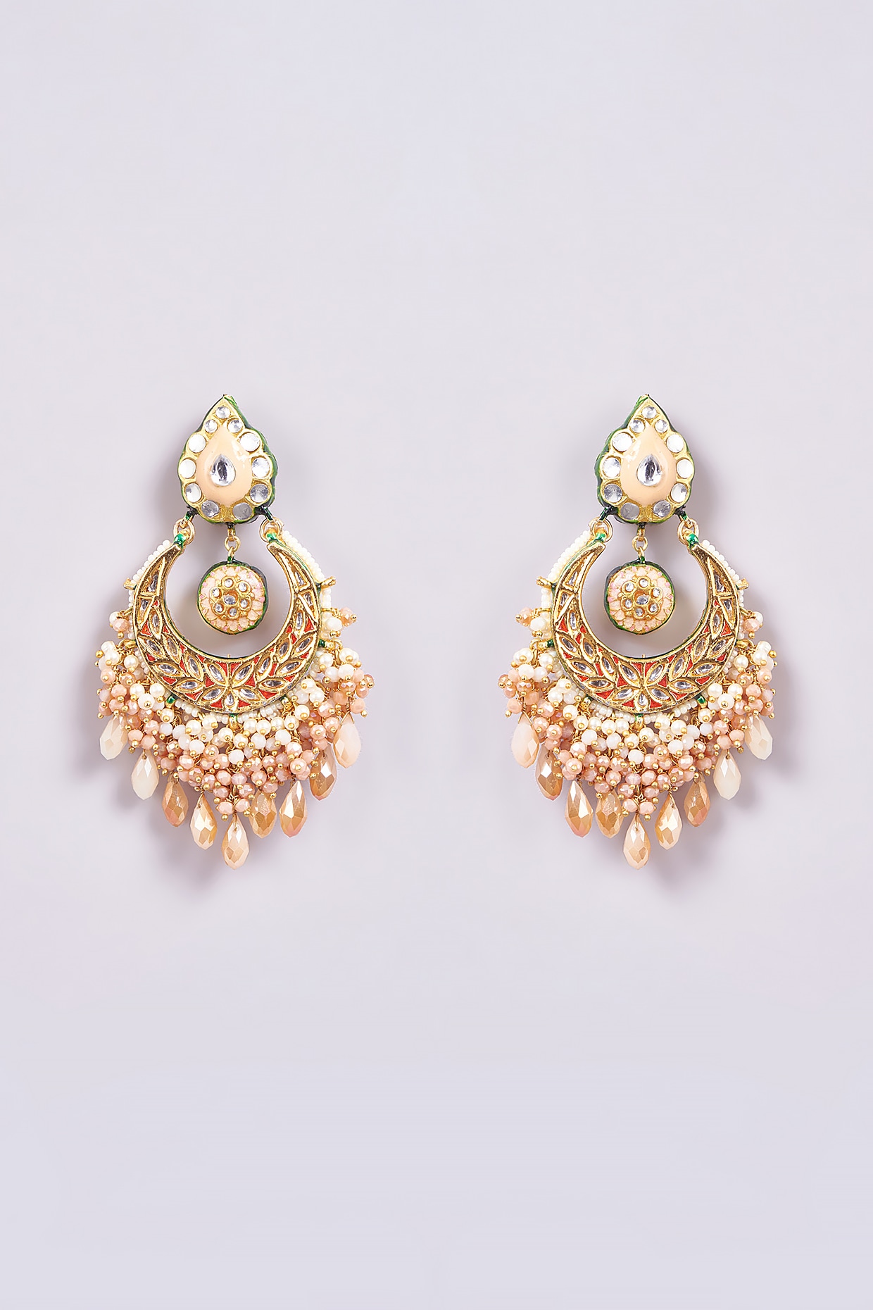 Teardrop Semi Precious Stone Earring