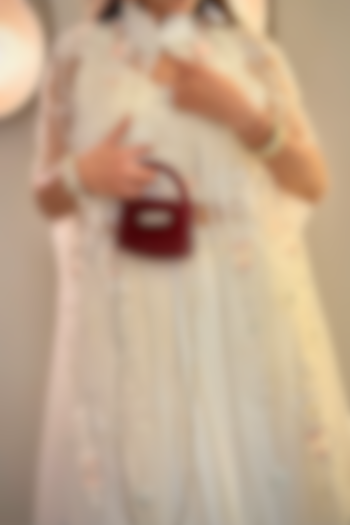 Red Crystal Clutch by Tussya at Pernia's Pop Up Shop