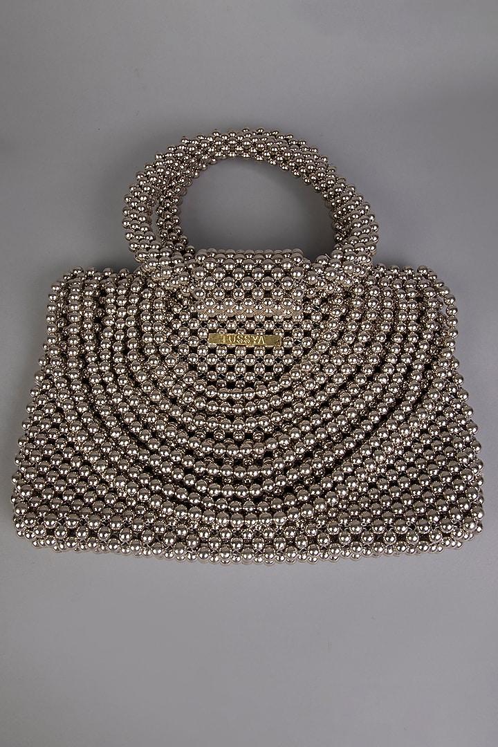 Metallic Pearl Clutch by Tussya at Pernia's Pop Up Shop