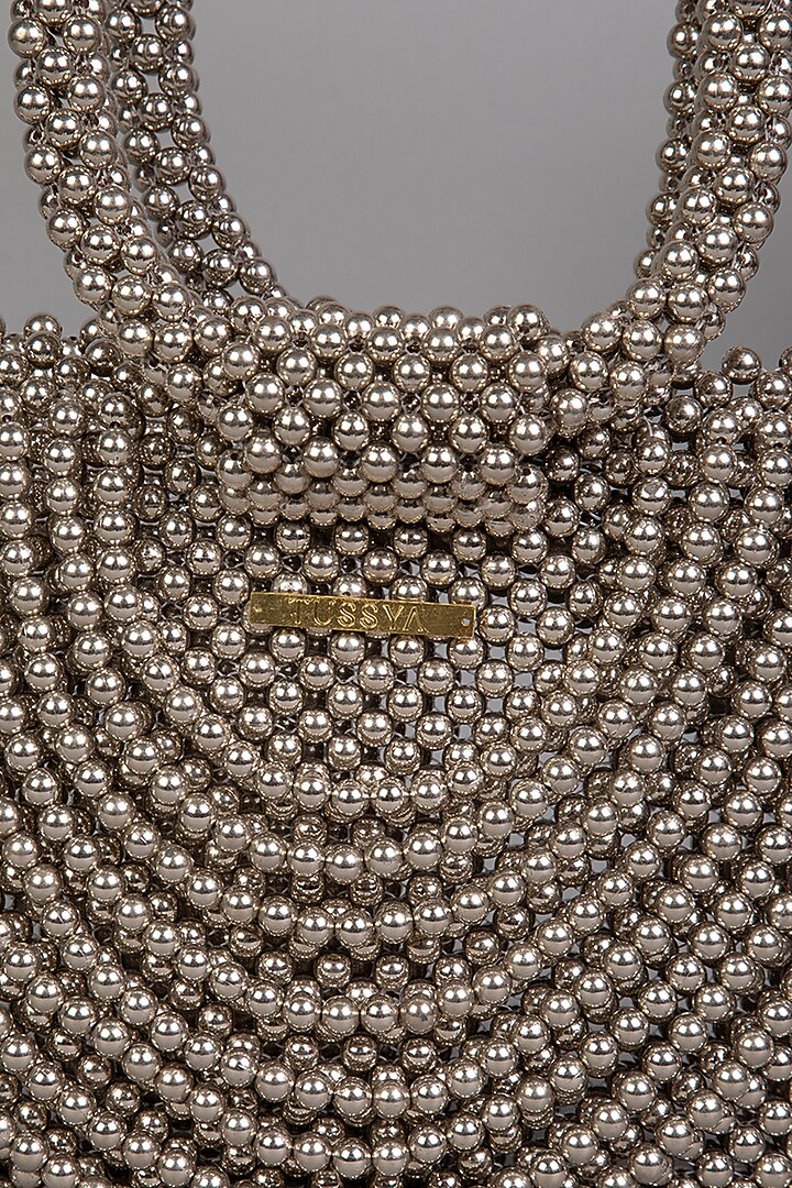Metallic Pearl Clutch by Tussya at Pernia's Pop Up Shop