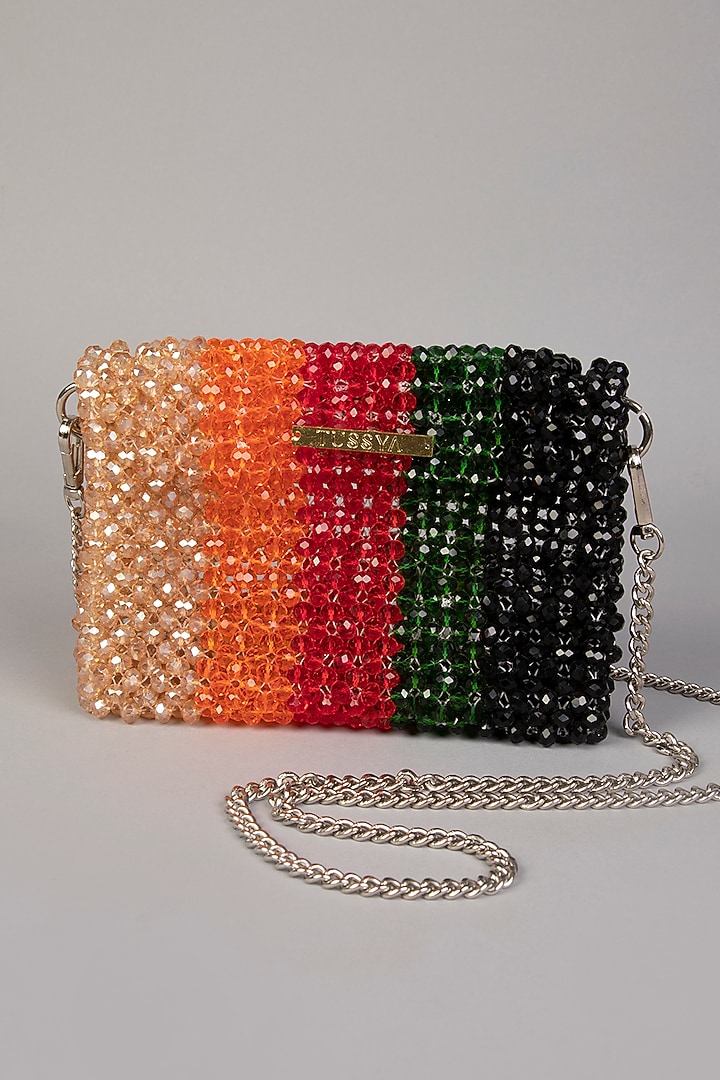 Multi-Colored Crystal Clutch by Tussya at Pernia's Pop Up Shop