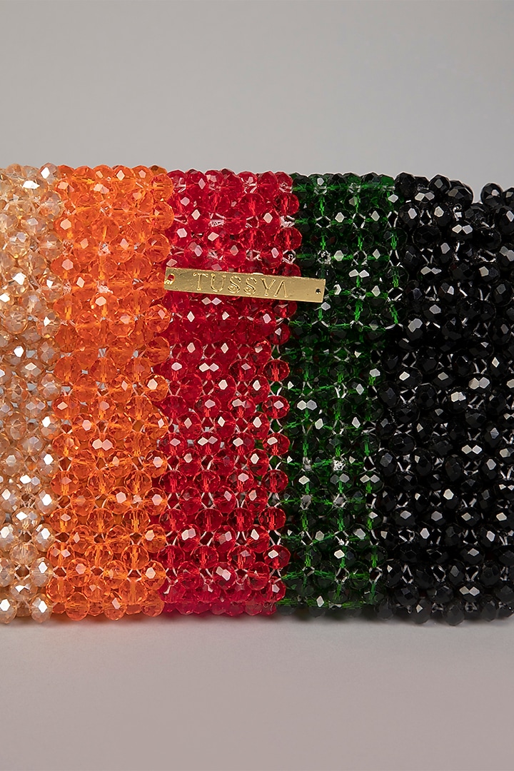 Multi-Colored Crystal Clutch by Tussya at Pernia's Pop Up Shop