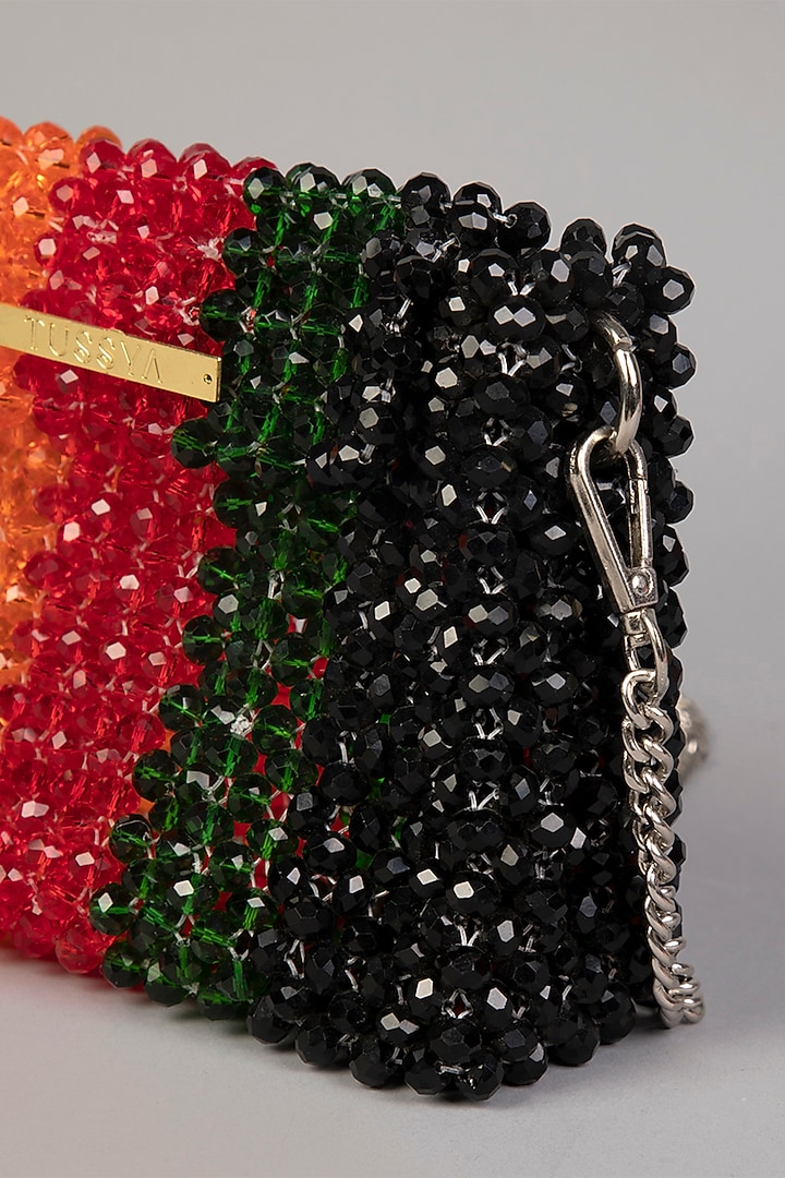 Multi-Colored Crystal Clutch by Tussya at Pernia's Pop Up Shop