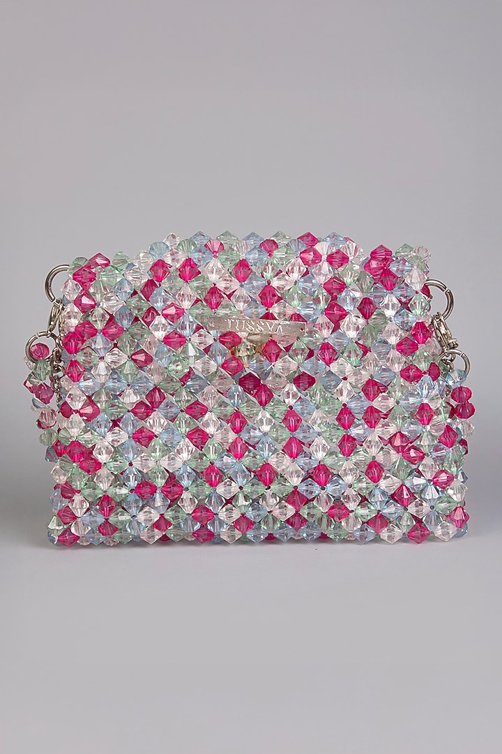 Multi-Colored Crystal Clutch by Tussya at Pernia's Pop Up Shop