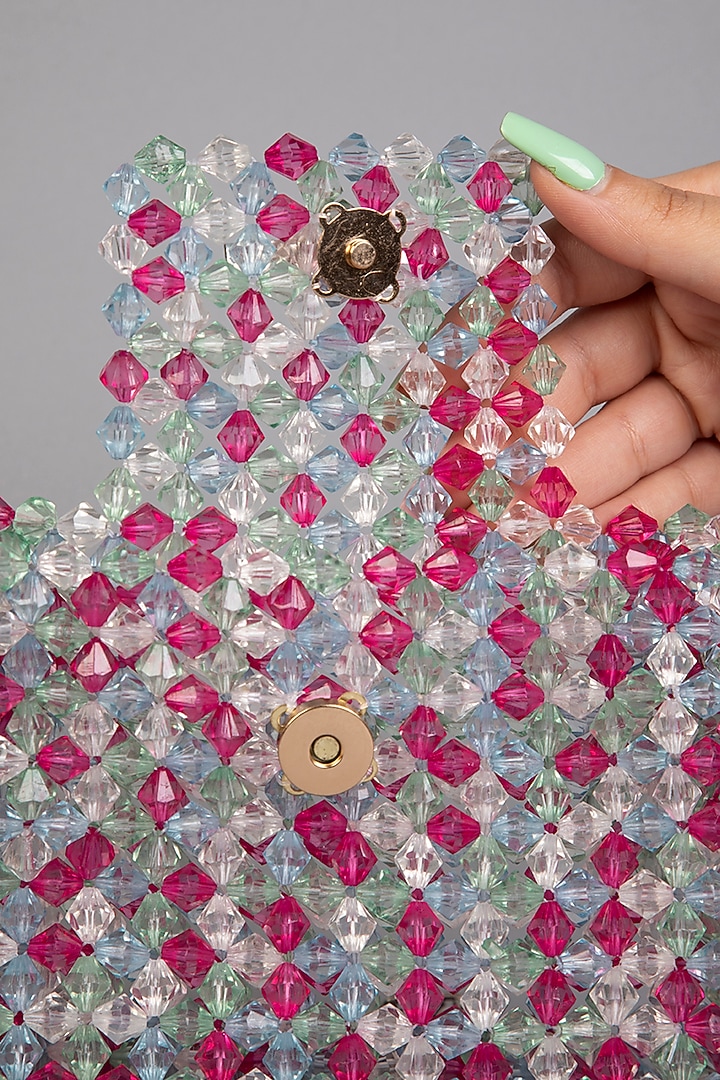 Multi-Colored Crystal Clutch by Tussya at Pernia's Pop Up Shop
