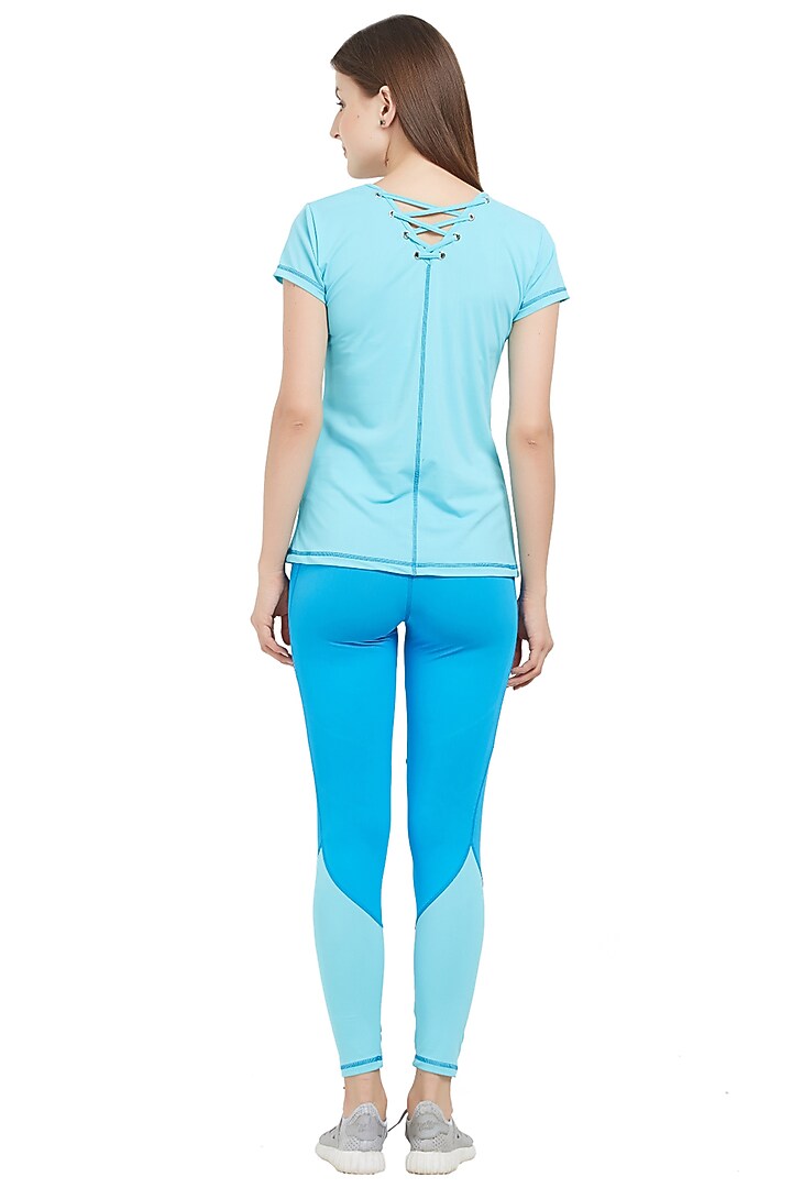 Turquoise Pullover With Pants by TUNA ACTIVE at Pernia's Pop Up Shop