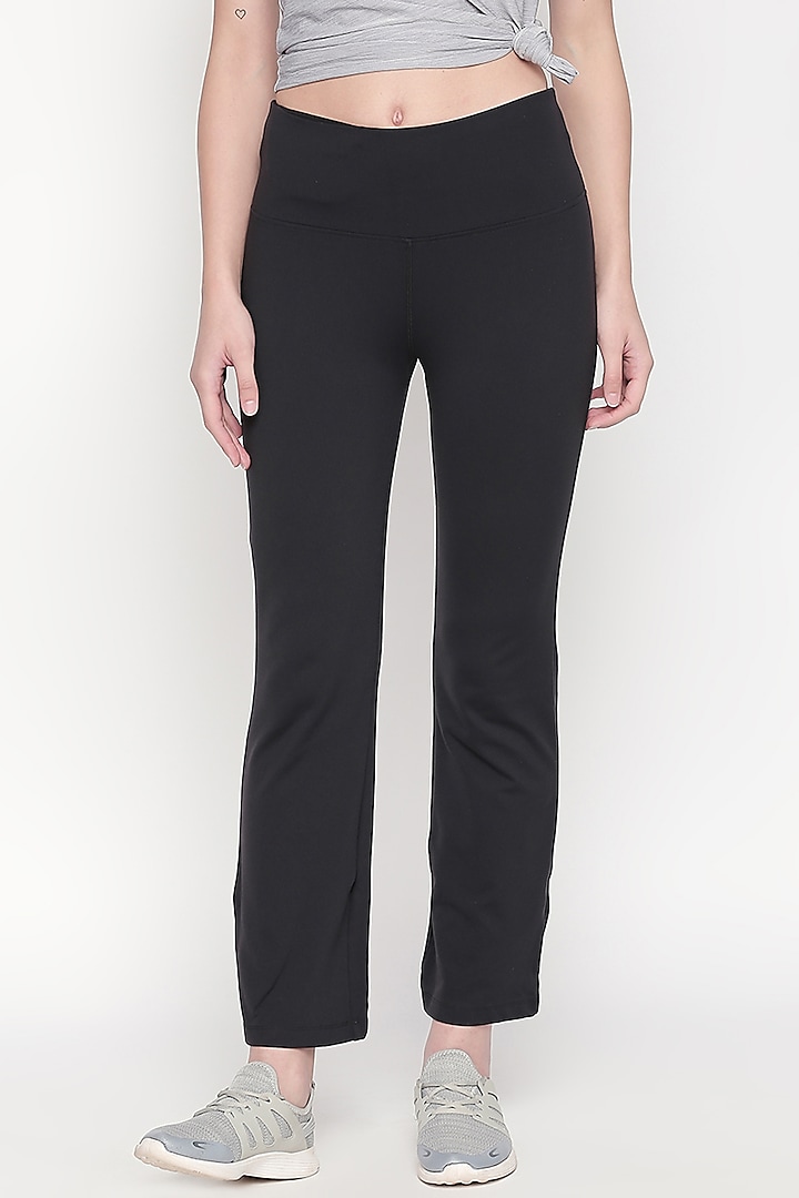 Black Ankle Length Pants by TUNA ACTIVE