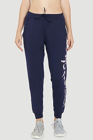 Cobalt Blue Jogger Pants by TUNA ACTIVE