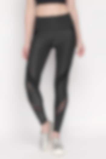 Grey Stretchable Leggings by TUNA ACTIVE