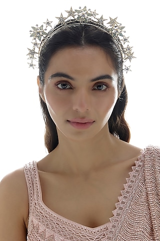 Gold Pearl & Resin Handcrafted Headband by The Vintage Snob