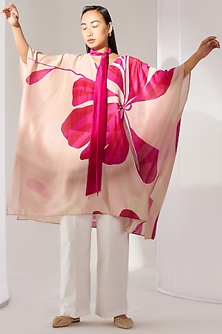 Blush Pink Kaftan Set by Twinkle Hanspal