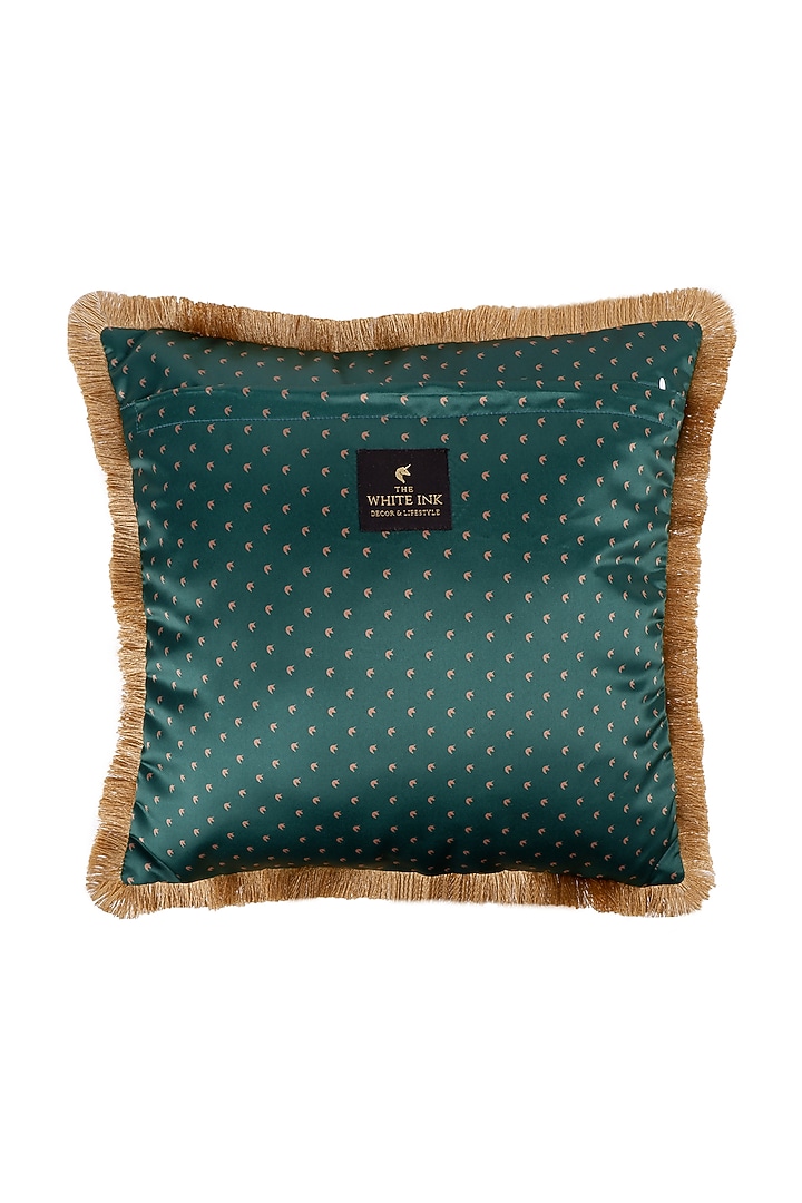 Multi-Colored Satin Tropical Printed Cushion Cover by The White Ink Decor at Pernia's Pop Up Shop