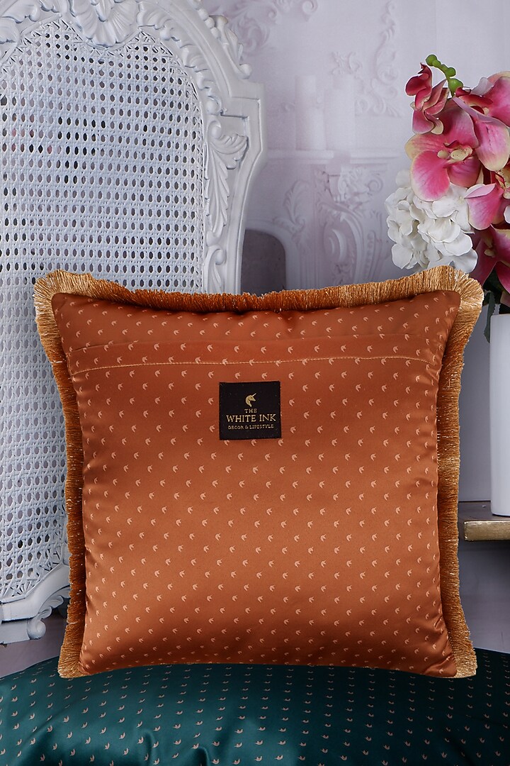 Multi-Colored Satin Tiger Printed Cushion Cover by The White Ink Decor at Pernia's Pop Up Shop
