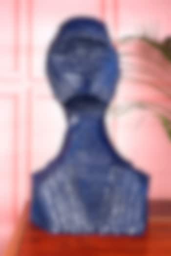 Midnight Blue Polyresin Human Figurine Modern Art Showpiece by The White Ink Decor at Pernia's Pop Up Shop