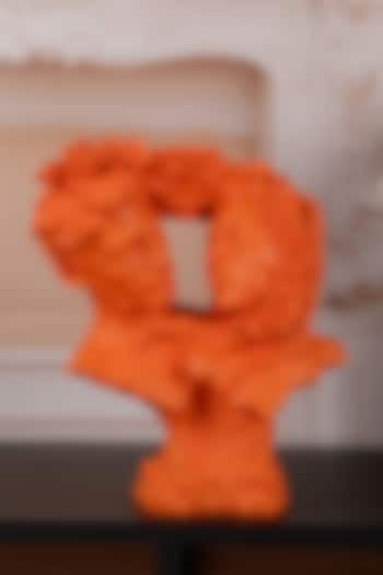 Orange Polyresin Antique Couple Face Showpiece by The White Ink Decor at Pernia's Pop Up Shop