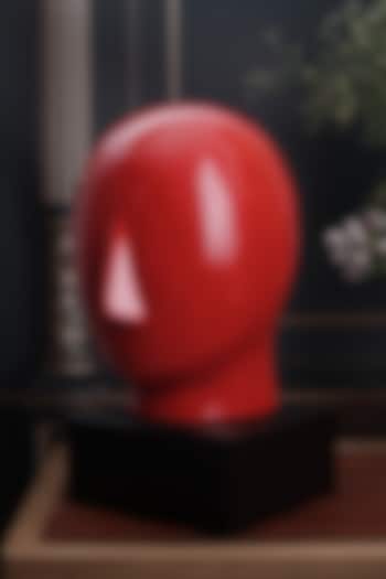 Red Polyresin Antique Modern Art Figurine by The White Ink Decor at Pernia's Pop Up Shop