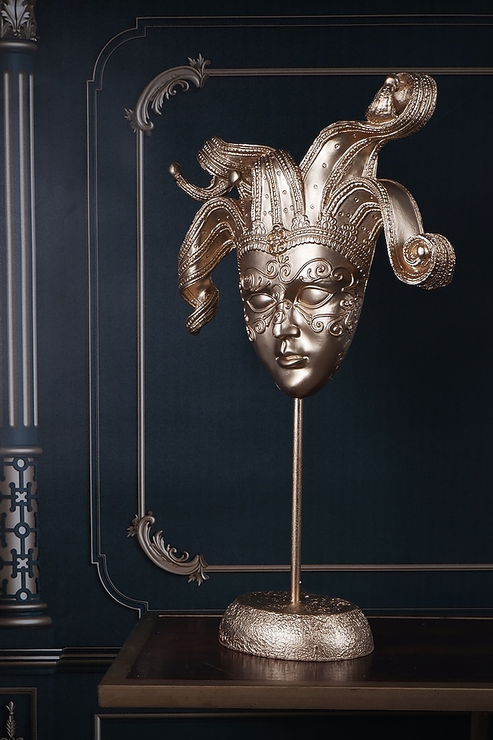 Gold Polyresin Antique Modern Art Figurine by The White Ink Decor at Pernia's Pop Up Shop