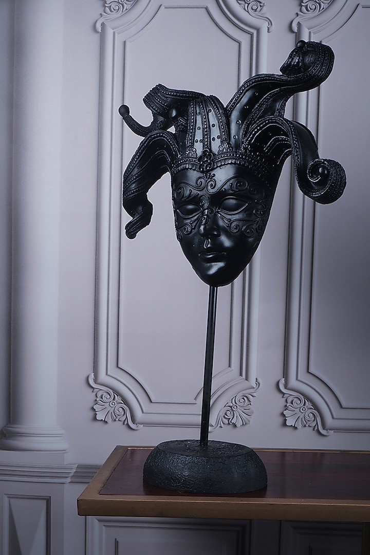 Black Polyresin Antique Modern Art Figurine by The White Ink Decor at Pernia's Pop Up Shop