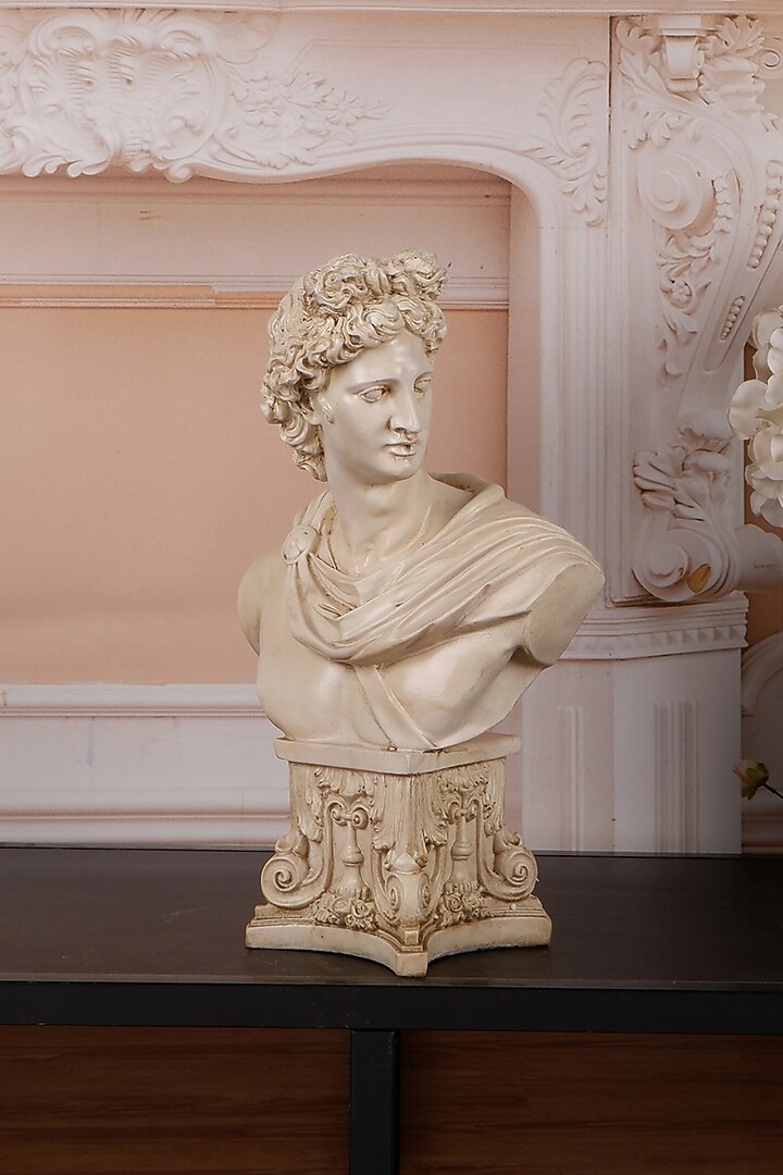 Beige Polyresin Antique Caroline Premium Showpiece by The White Ink Decor at Pernia's Pop Up Shop