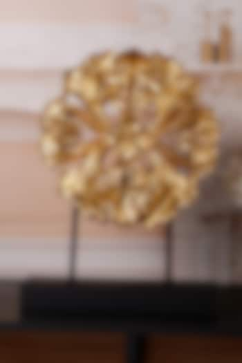 Gold Polyresin Antique Floral Showpiece by The White Ink Decor at Pernia's Pop Up Shop