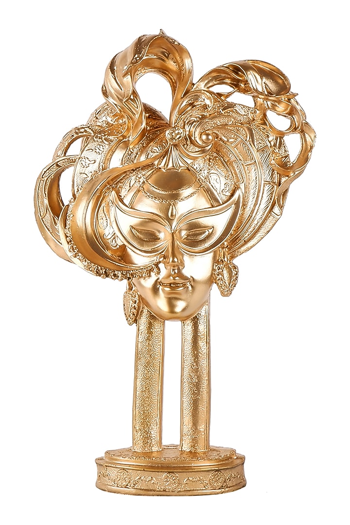 Gold Polyresin Opulent Antique Showpiece by The White Ink Decor at Pernia's Pop Up Shop