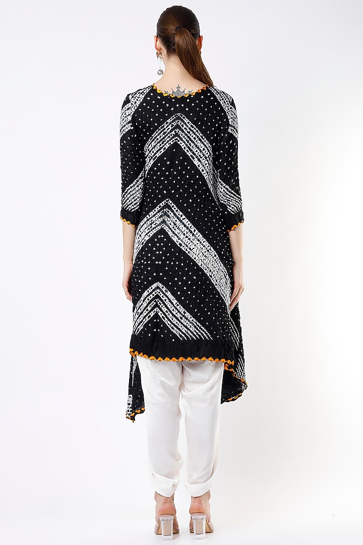Black Tie-Dyed Tunic by Twenty Nine at Pernia's Pop Up Shop