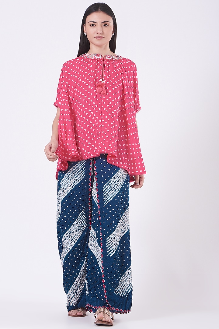 French Pink Embroidered Top by Twenty Nine at Pernia's Pop Up Shop