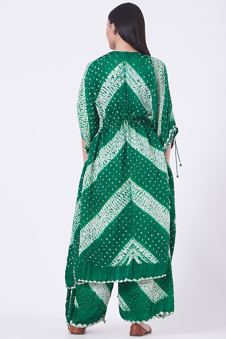 Forest Green Embroidered Kaftan by Twenty Nine at Pernia's Pop Up Shop